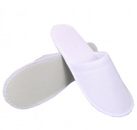 SKBD023 customized hotel disposable slipper style making non woven Hotel Slipper style customized Guest Room Hotel Slipper Style Hotel Slipper manufacturer front view